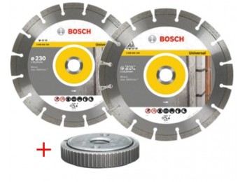 Disco corte 230mm diam 2 pz