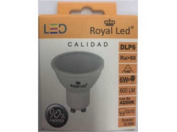 Lampara led dicr gu10 6w 600lm