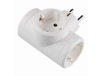 Adaptador tt 16a-250v frontal