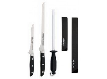 Cuchillo jamonero con chaira 2