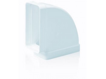 Codo tubo rectangular ign/aut