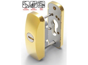 Escudo carp.met. 90x33x28+10mm