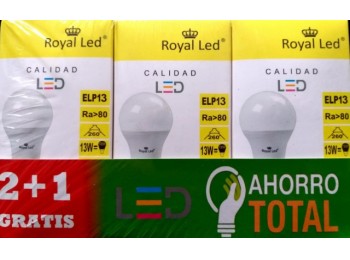 Lampara led estan e27 13w 1300