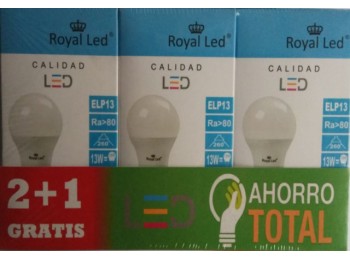 Lampara led estan e27 13w 1300