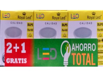 Lampara led dicr gu10 5w 500lm