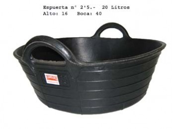 Espuerta goma fiel n? 2,5 20 l