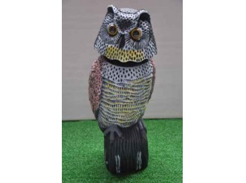 Buho eolico 18,5x17,5x41cm otu