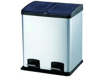 Cubo recicl. c/pedal 24lt 40x3