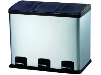 Cubo recicl. c/pedal 36lt 58x3
