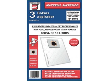 Bolsa asp indust 3 pz 915010