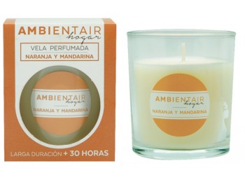 Vela naranja mandarina 70x71x9