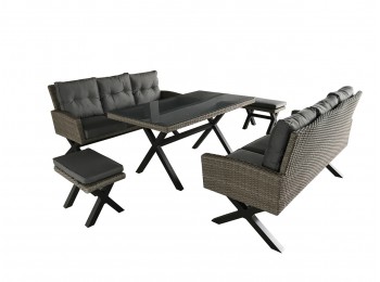 Mueble 5 piezas 2sof praga 1 p