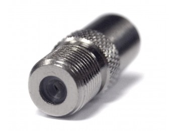 Conector coaxial acodado f ud