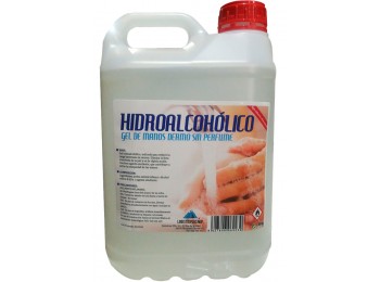 Gel hidroalcolico lavam 5lt