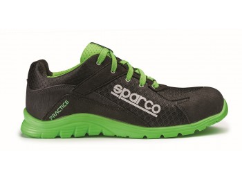 Zapato seg t47 negra/verde mal