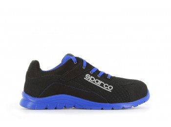 Zapato seg t38 negra/azul mall