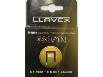 Grapa 12mm 530 1.000 pz