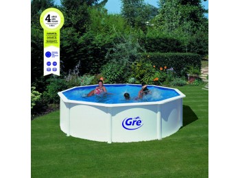 Piscina sup 460x120cm ac blanc
