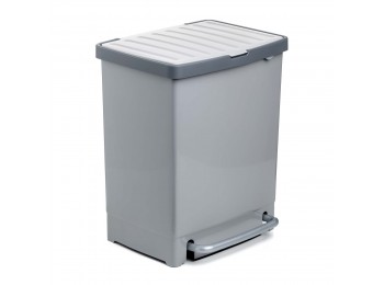 Cubo c/pedal 25 lt 1 ud