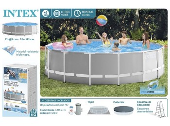 Piscina pvc 457x122cm premium