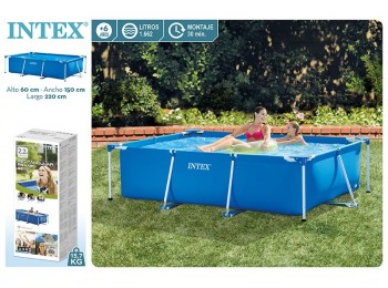Piscina pvc 150x220x60cm frame