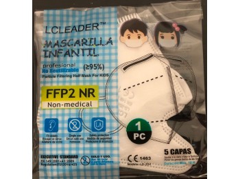 Mascarilla ffp2 infantil ld-20