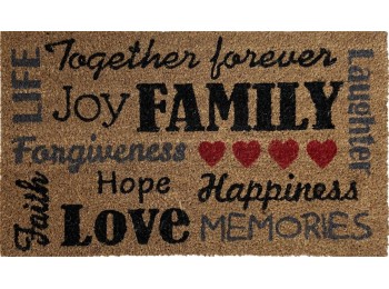 Felpudo rect 40x70cm joy love