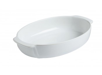 Fuente oval c/asa 25x18cm