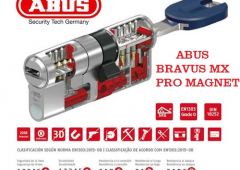 BOMBILLO ABUS BRAVUS MX PRO MAGNET 30x30 NIQUEL